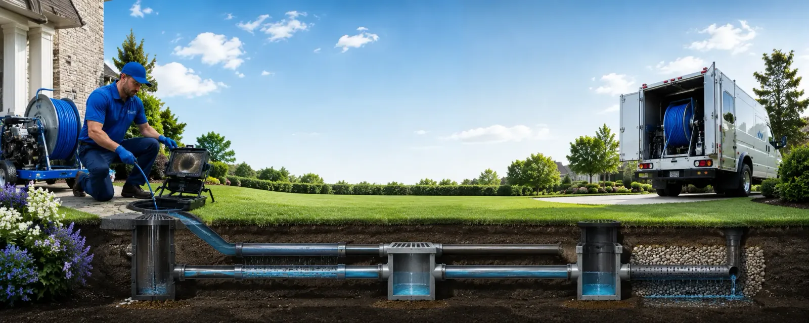 Outdoor drain cleaning information for Cherry Valley, MA